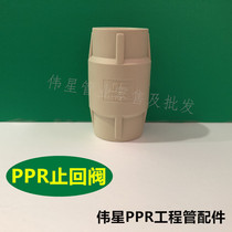 Weixing gray PPR engineering pipe fittings Grey PPR check valve PPR hot and cold water pipe fittings check valve 25