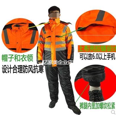 Old-Style Cotton-Padded Jacket for Men, Thickened Thermal Workwear for Cold Storage, Durable and Wear-Resistant for Autumn and Winter