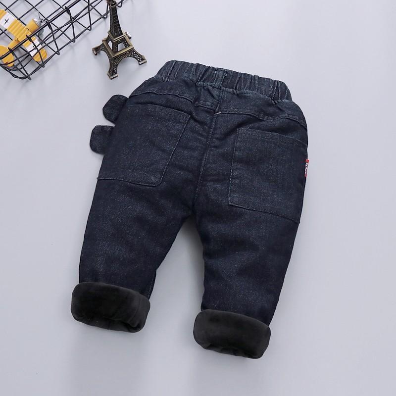 Bé trai mặc quần jean nhung dày quần áo mùa đông 1-2-3-4 tuổi shop quần áo trẻ em
