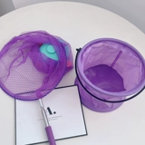 Телескопическая рыболовная сеть, маленький сачок из нержавеющей стали, дорожная игрушка, стрекоза