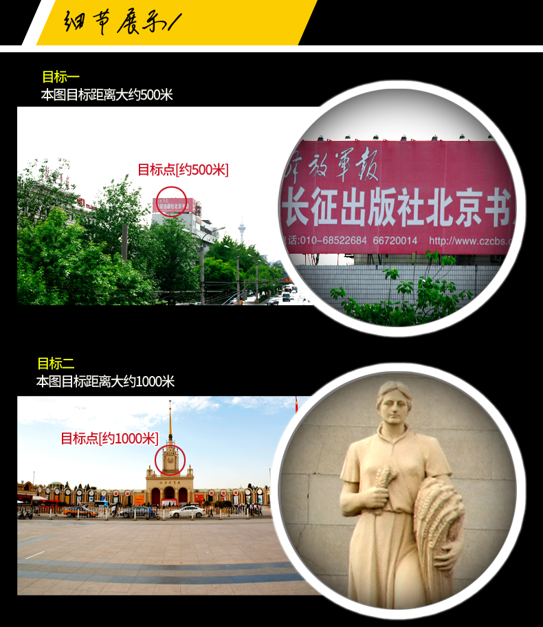 BIJIA độ nét cao ánh sáng ban đêm tầm nhìn thấp năng lượng cao bỏ túi góc rộng một mắt - Kính viễn vọng / Kính / Kính ngoài trời ống nhòm baigish
