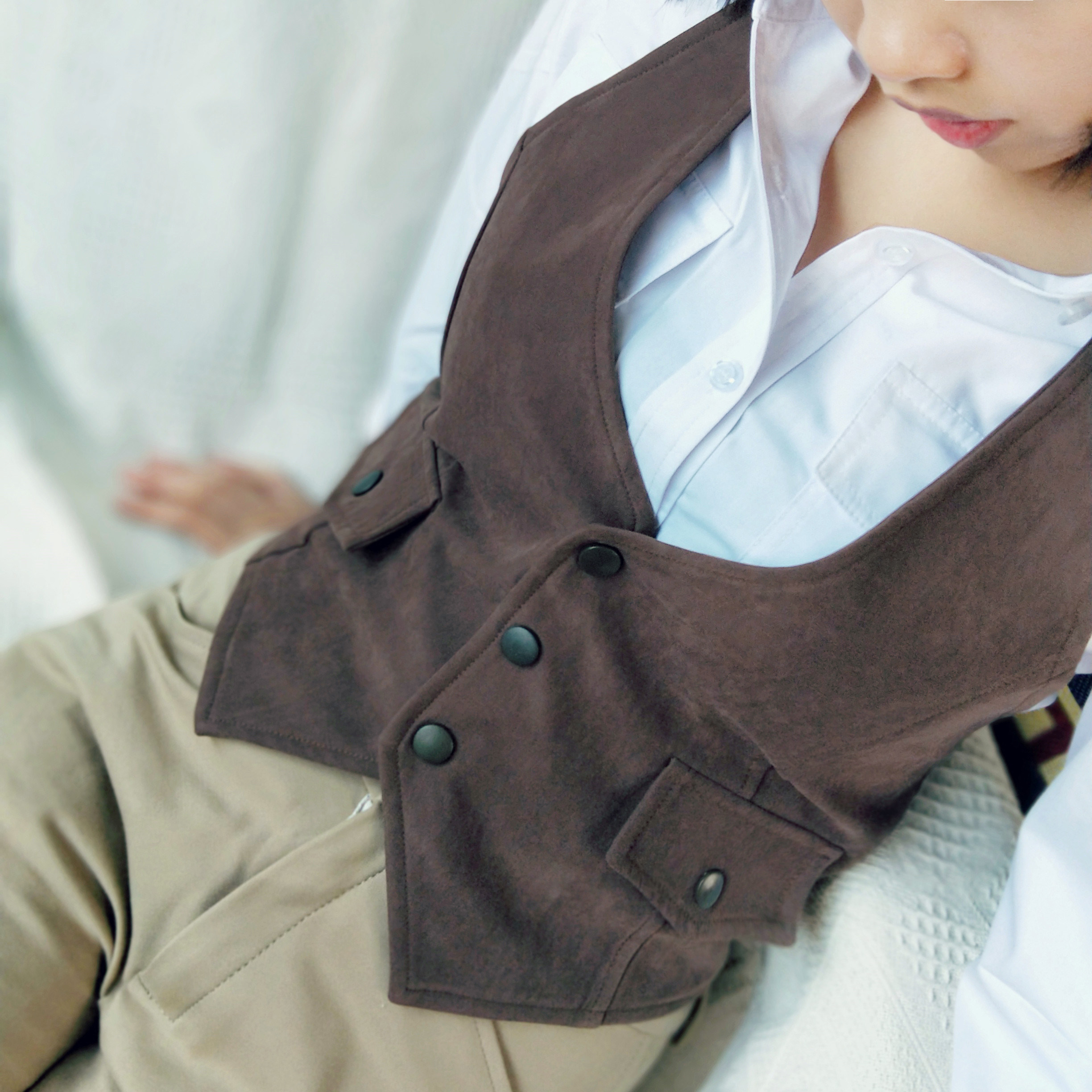 2021 spring and summer new original retro V collar hanging neck waistcoat Female Back Strap Suit Short sleeveless vest