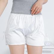 (1 2 dải) quần an toàn của phụ nữ chống đi xà cạp ánh sáng phụ nữ mặc quần short nữ Hàn Quốc phiên bản của quần short lỏng phụ nữ dây băng