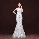 Летнее вечернее платье для невесты, красное платье подружки невесты, свадебное платье, крой «рыбий хвост»