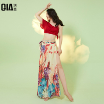 Qiya belly dance costume female 2021 new suit fairy sexy uniforms Oriental dance costume clothes