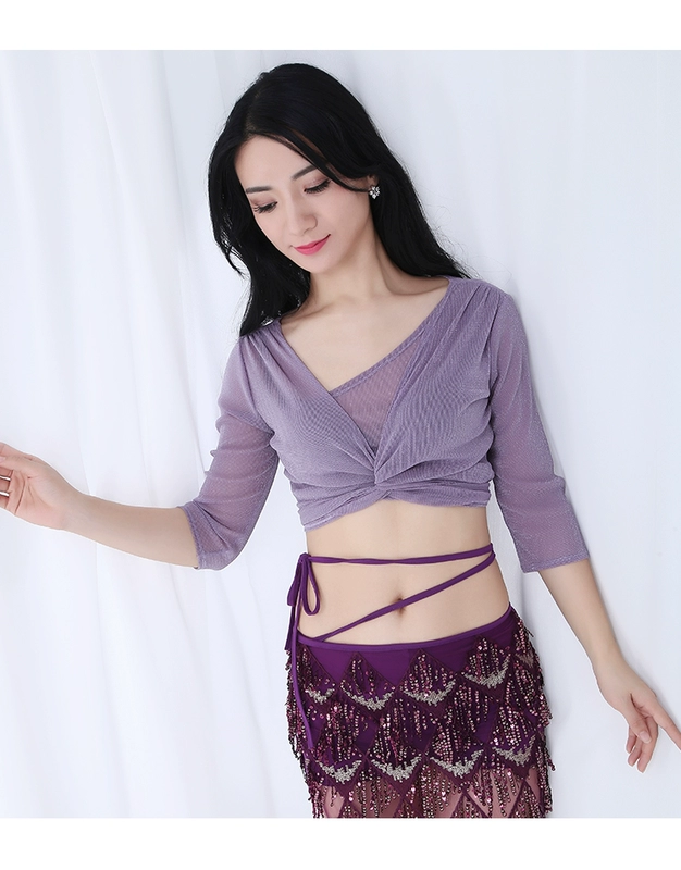 Trang phục múa bụng Qia Quần áo tập thể dục nữ 2019 trang phục mới váy bảo thủ gợi cảm phù hợp với điệu nhảy phương Đông - Khiêu vũ / Thể dục nhịp điệu / Thể dục dụng cụ