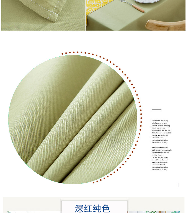 Bông vải không thấm nước bàn vải cà phê bàn ​​rắn màu cà phê nhà hàng đồng bằng placemat hình chữ nhật tròn khăn trải bàn tùy chỉnh chống vảy khăn nhựa trải bàn