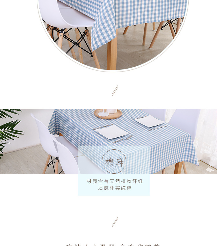 nhỏ gọn chống thấm khăn trải bàn khăn trải bàn vải kẻ sọc hiện đại nhỏ bông tươi bàn cà phê hình chữ nhật vải khăn trải bàn tùy chỉnh - Khăn trải bàn khăn trãi bàn