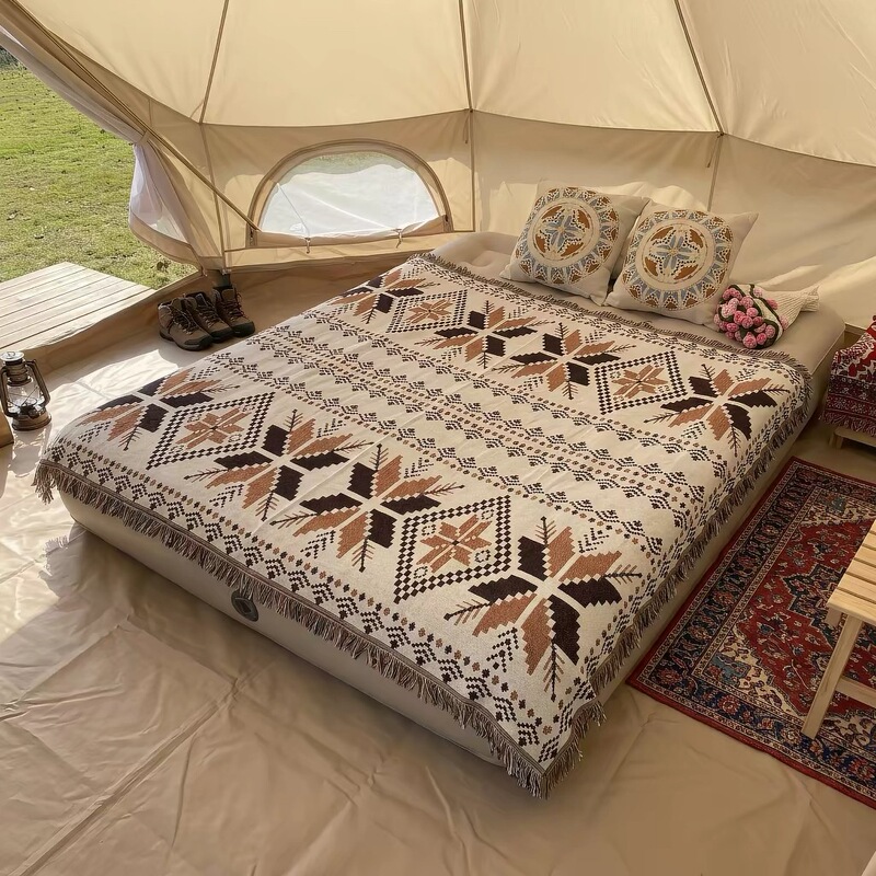 Camping Blanket, Outdoor Blanket, Nap Blanket, Bed Blanket, Bohemian Tent Mat, Decorative Carpet, Sofa Blanket Camping Blanket, Outdoor Blanket, Nap Blanket, Bed Blanket, Bohemian Tent Mat, Decorative Carpet, Sofa Blanket