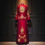 Мужчины Xiuhe Service 2020 Новые китайские замужние мужчины мужчины Xiuhe's Costume's Dragon и Phoenix Gine Gold