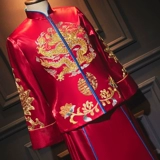 Мужчины Xiuhe Service 2020 Новые китайские замужние мужчины мужчины Xiuhe's Costume's Dragon и Phoenix Gine Gold