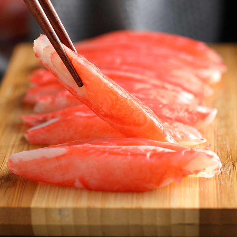 A xingya Thai pine leaf crab willow hot pot sushi salad instant wrapped rice hand torn crab fillet simulated crab willow stick 270g