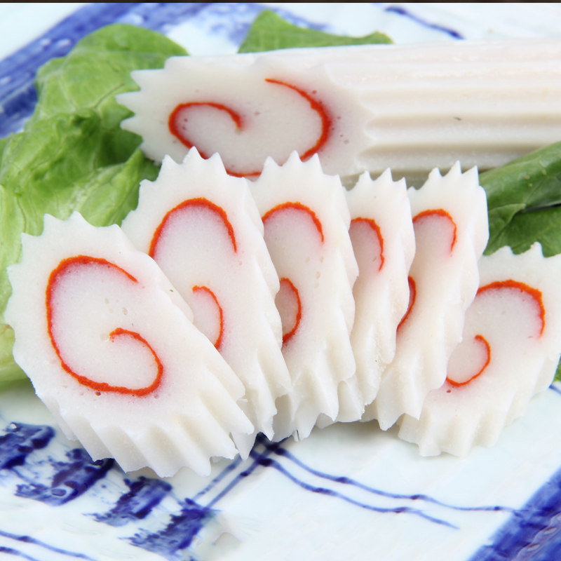 Axingya Japanese ramen Naruto roll Japanese food shop with the same fish cake hot pot cooked meat roll Kanto boiled fish plate 150g