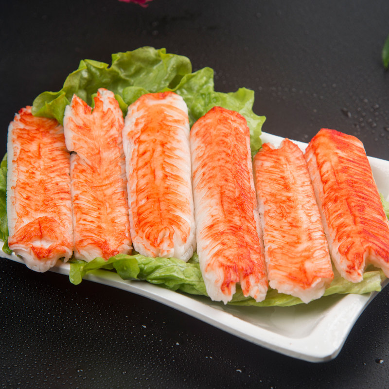 Japanese V-shaped crab willow crab meat stick instant hand torn sushi special hot pot Salad Crab Foot Stick 200g