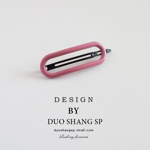 ins simple oval hairpin with a Korean net red hair jacket on the back of the head of the spoon top of the head