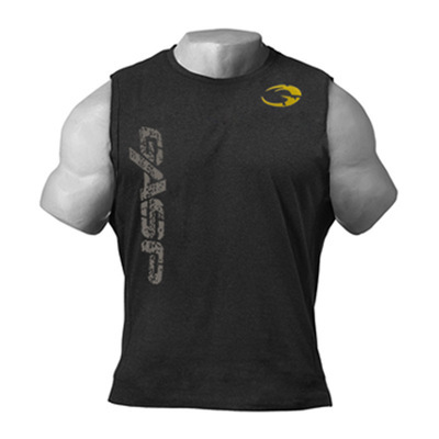 Gasp Muscle Fitness T-Shirt European and American Men's Sports Vest Casual Top Breathable Tank Top Shows Off Muscles