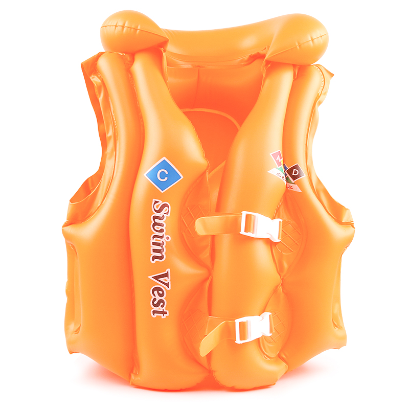 OrangeXinhang   children life jacket   buoyancy inflation vest   child Swimsuit Drowning prevention Vest   Beginner Swimming equipment