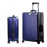 Глянцевый синий полностью алюминиевый корпус в стиле ретро.