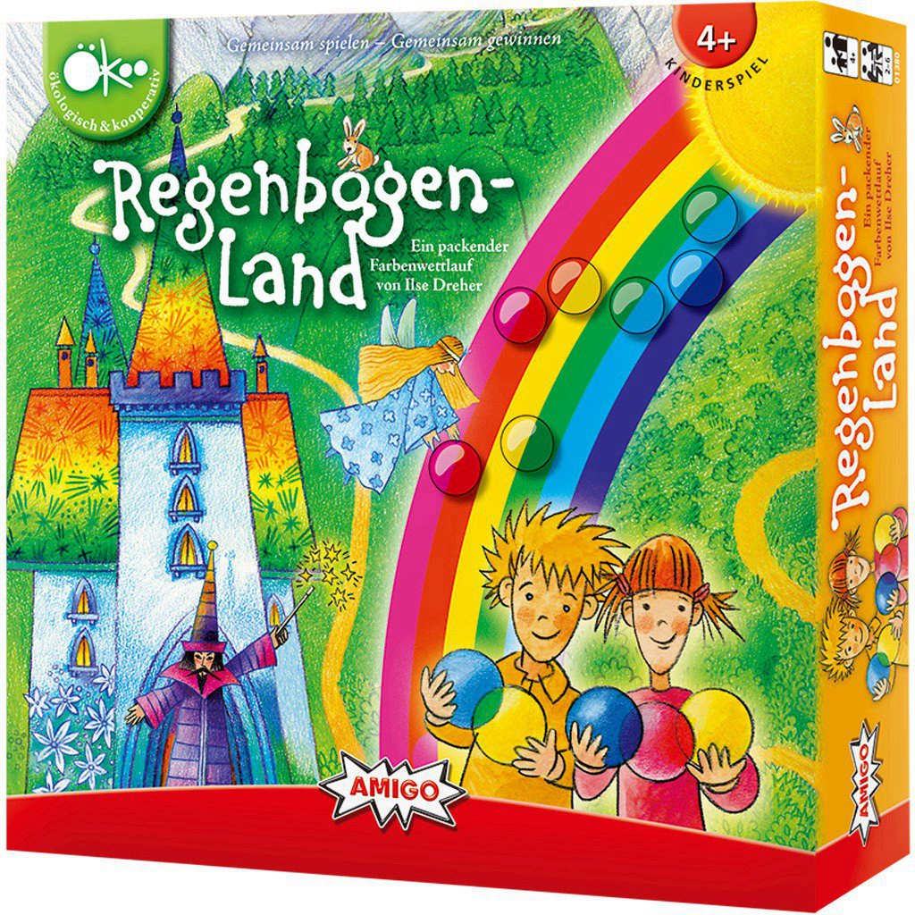 [Day X Day Board Game] Giải cứu Regenbogenland Rainbow Phiên bản tiếng Đức cho trẻ em Trò chơi giải đố - Trò chơi trên bàn