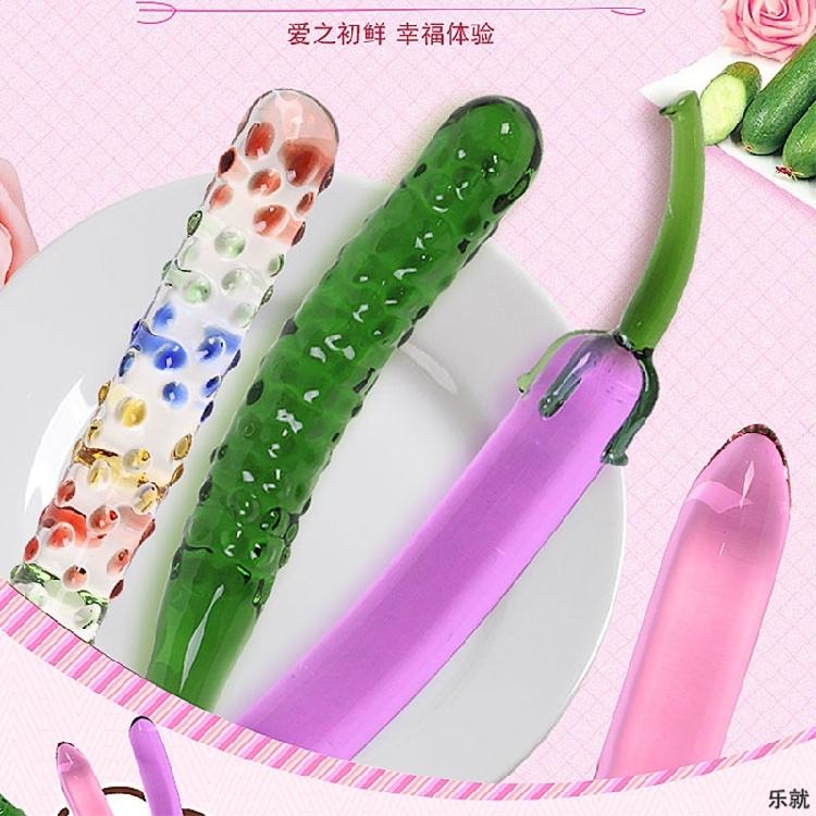 Fake chicken to treat women ladies sex with a god instrumental woman tool self-defense, glass fairy crystal stick for a private place