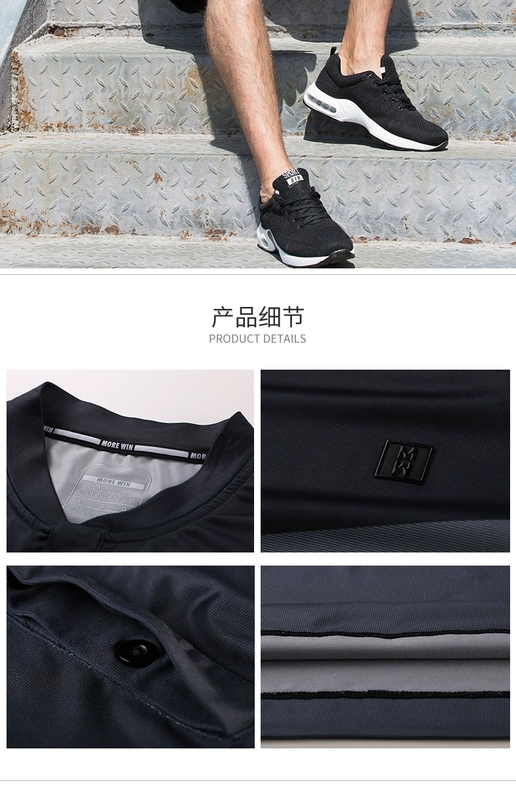 [Tự vận hành] vansydical Fan Stik Golf Men Áo thun ngắn tay mùa hè Áo phông thường - Áo polo thể thao