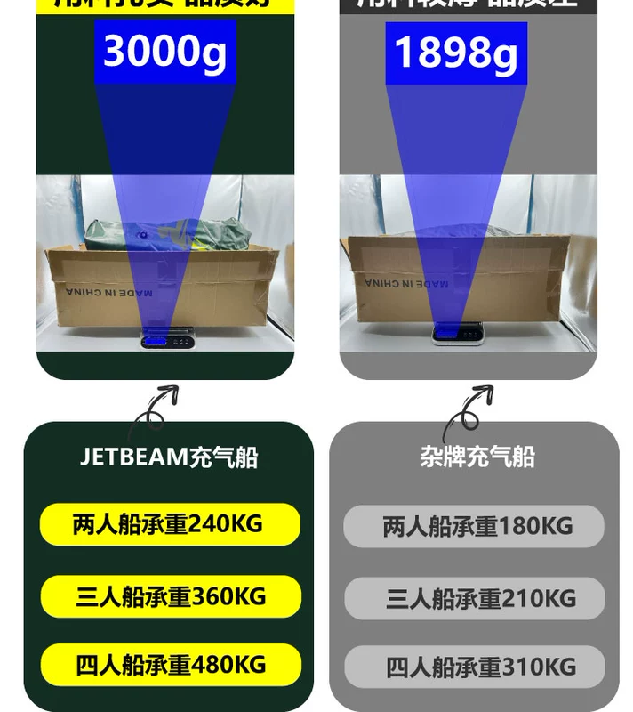 Thuyền Kayak thuyền bơm hơi thuyền cao su dày tàu tấn công thuyền kayak lưới đánh cá gấp trôi đệm không khí hoang dã thuyền đánh cá