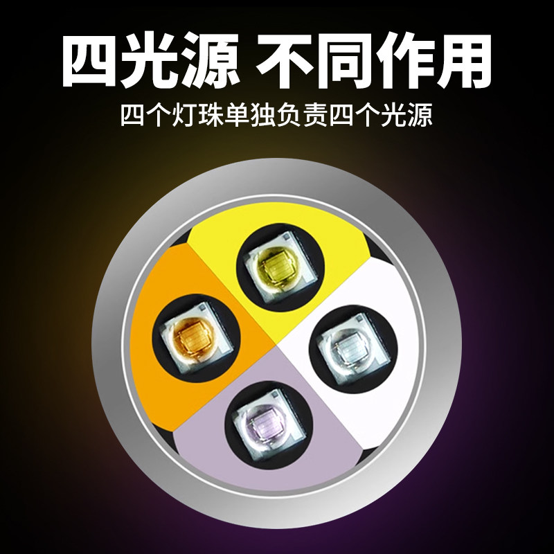 Jade Identification Flashlight, Strong Light 365 Purple Light, Specialized for Viewing Jewelry and Jade, Professional Identification of Antique Items and Beeswax