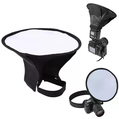 20cm Round Flash Softbox Diffuser Speedlight Mini Soft Box P