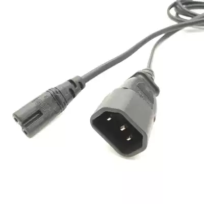 C14-C7 Extension Power Cord 1 FT C14-C7 IEC 3P Male to 2P F