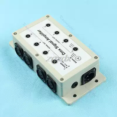 8 Channel Output DMX DMX512 LED Signal Amplifier Splitter Di