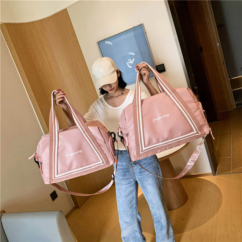Net Red Travel Bag Female Large Capacity Light Short Haul Luggage Bag Fitness Bag Women Small Contained Business Travel Bag-Taobao