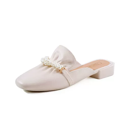 Тапочки, летняя обувь, модные слайдеры, 2023, французский стиль