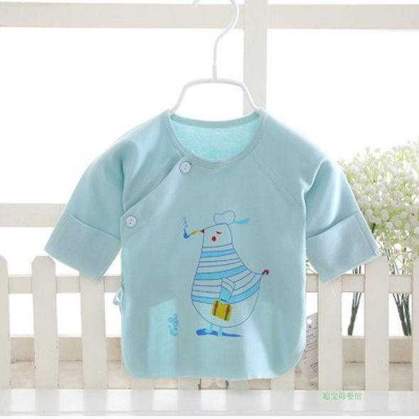 Newborn baby clothes half back clothes newborn baby pure cotton 0-3 months 1 boneless monk clothes spring, autumn and summer thin section