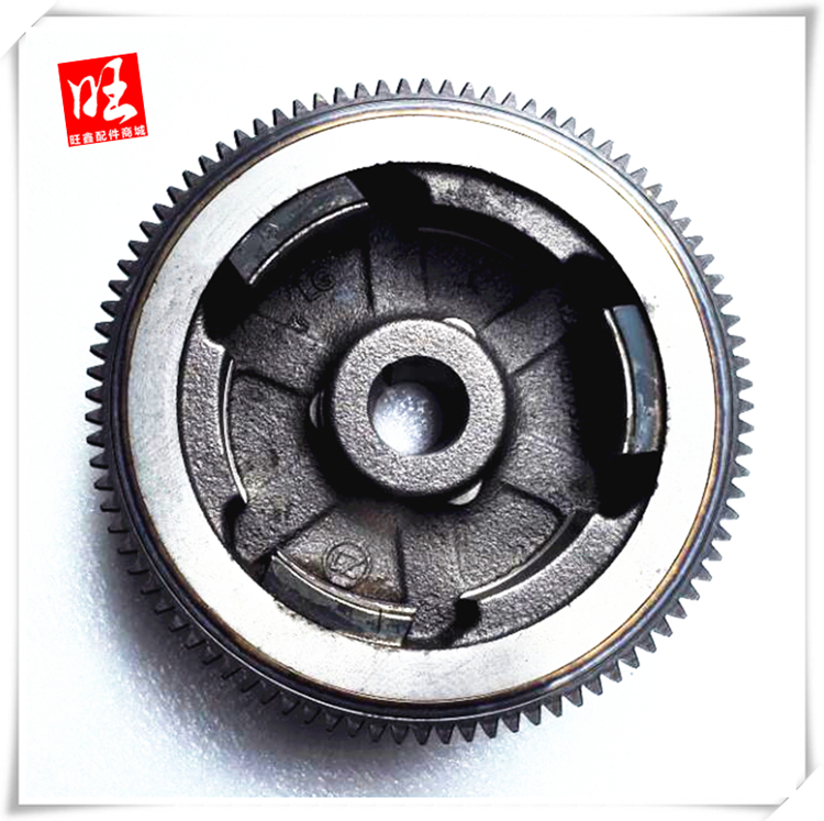 Double-cylinder petrol engine flywheel assembly suitable for Honda GX610GX620GX670 GX610GX620GX670 2V78 2V80 2V80