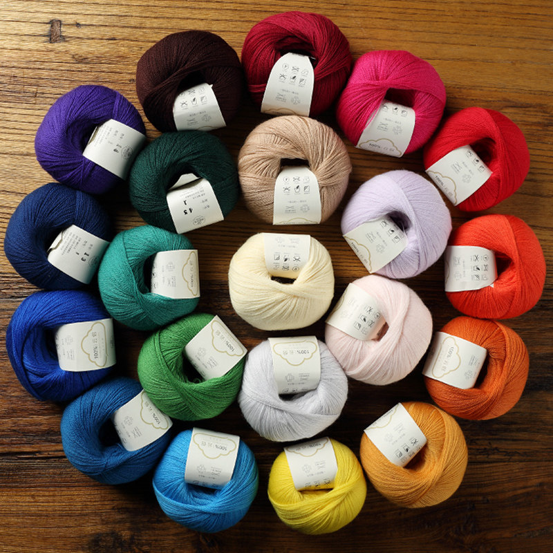 (Cloud couple) wool lace wool lace wool hand woven thread cloud horse mohair wire scarf shawl thread