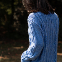 Cloud organization NO 51 winter Tibetan cloud striped sweater hat material bag handwoven diy wool thread stick with tutorial