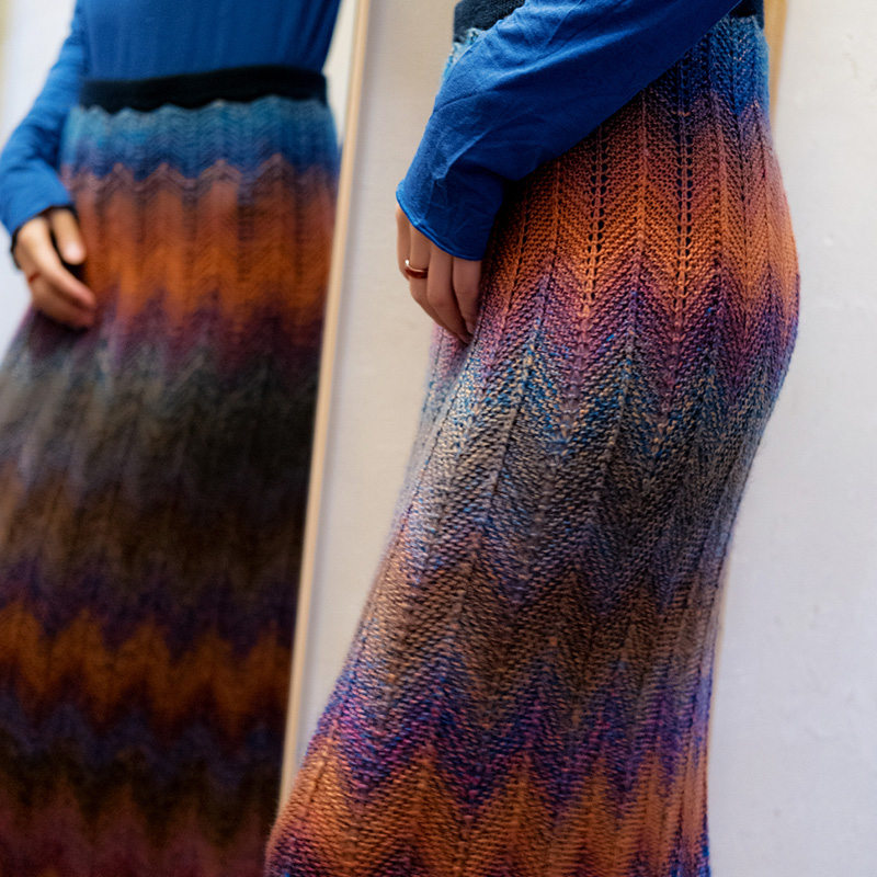 Cloud organization NO 59 Tina Paragraph Dyeing Long Dress Material Bag Handmade Diy Woven Stick Wool Thread Material With Tutorial