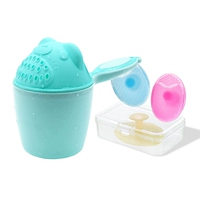 [Смыстная ложка] Медведь Лан+[Силиконовая промывая щетка] 3