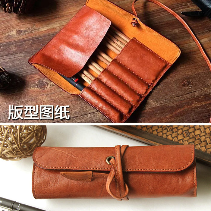 D025 wrap-rope tool bag pen bag version drawing paper-like paper-type adhesive drawing
