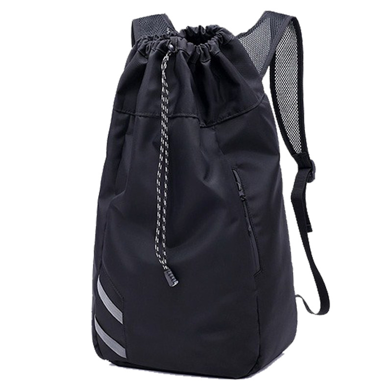 Basketball bag Basketball bag Leisure net bag Shoulder bag shoulder adjustable backpack Football bag harness pocket Fitness sports bucket bag
