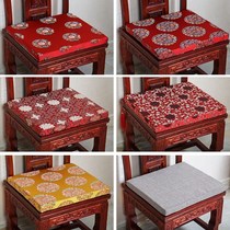 Custom Chinese chair cushion Mahogany sofa dining chair cushion Palace chair Taishi chair circle chair Chair stool cushion satin winter