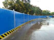 Shanghai color steel pvc enclosure construction baffle fence fence project municipal road isolation site fence plastic