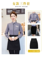 Рубашка, мини-юбка, фартук