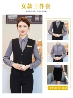 Рубашка, черный жилет, юбка