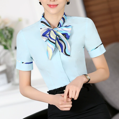 Рубашка для отеля для работы, летняя одежда, комплект, униформа, для салонов красоты