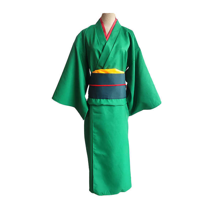 Gintama Catherine Green Kimono Yukata Role Play Cosplay Costume Gintama Catherine Green Kimono Yukata Role Play Cosplay Costume