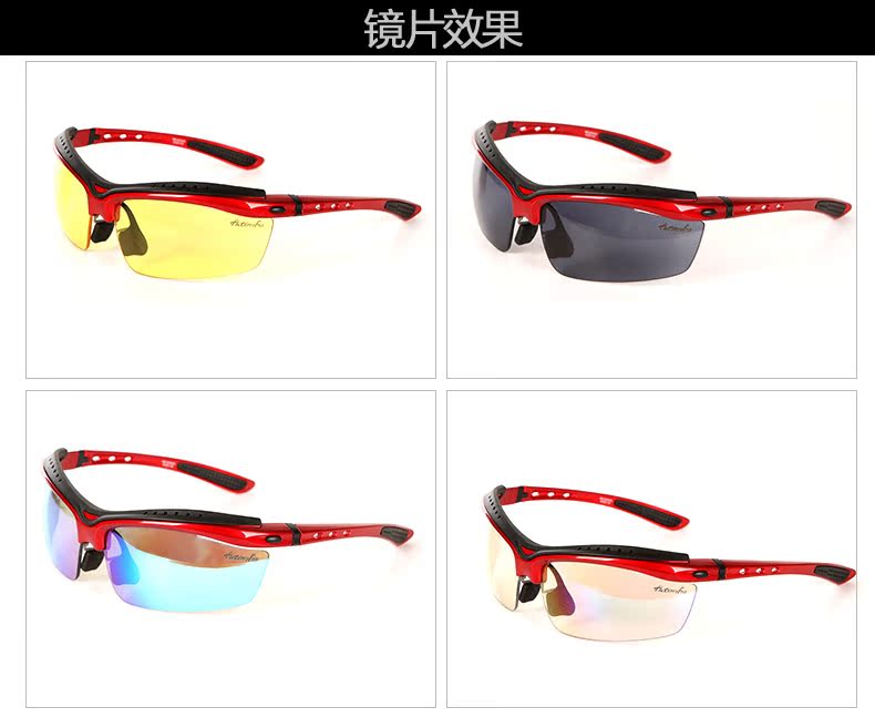 Lunettes de soleil sport neutre ACTIONFOX - Objectif de PC - Ref 1217140 Image 21