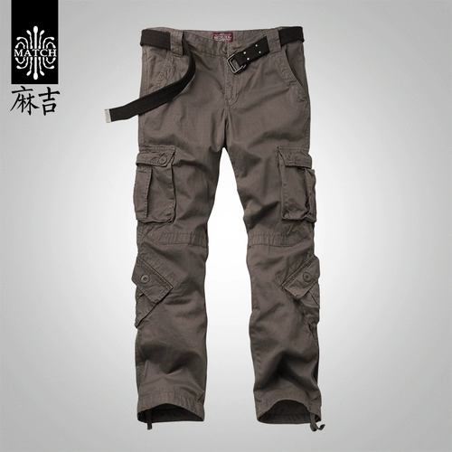 Мужские летние дорожные штаны, свободный прямой крой, большой размер