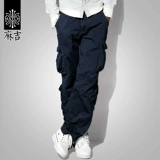 Мужские дорожные штаны, свободный прямой крой, большой размер