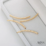 Серебряная изогнутая трубка, браслет ручной работы, ожерелье, аксессуар, аксессуары, 14 карат